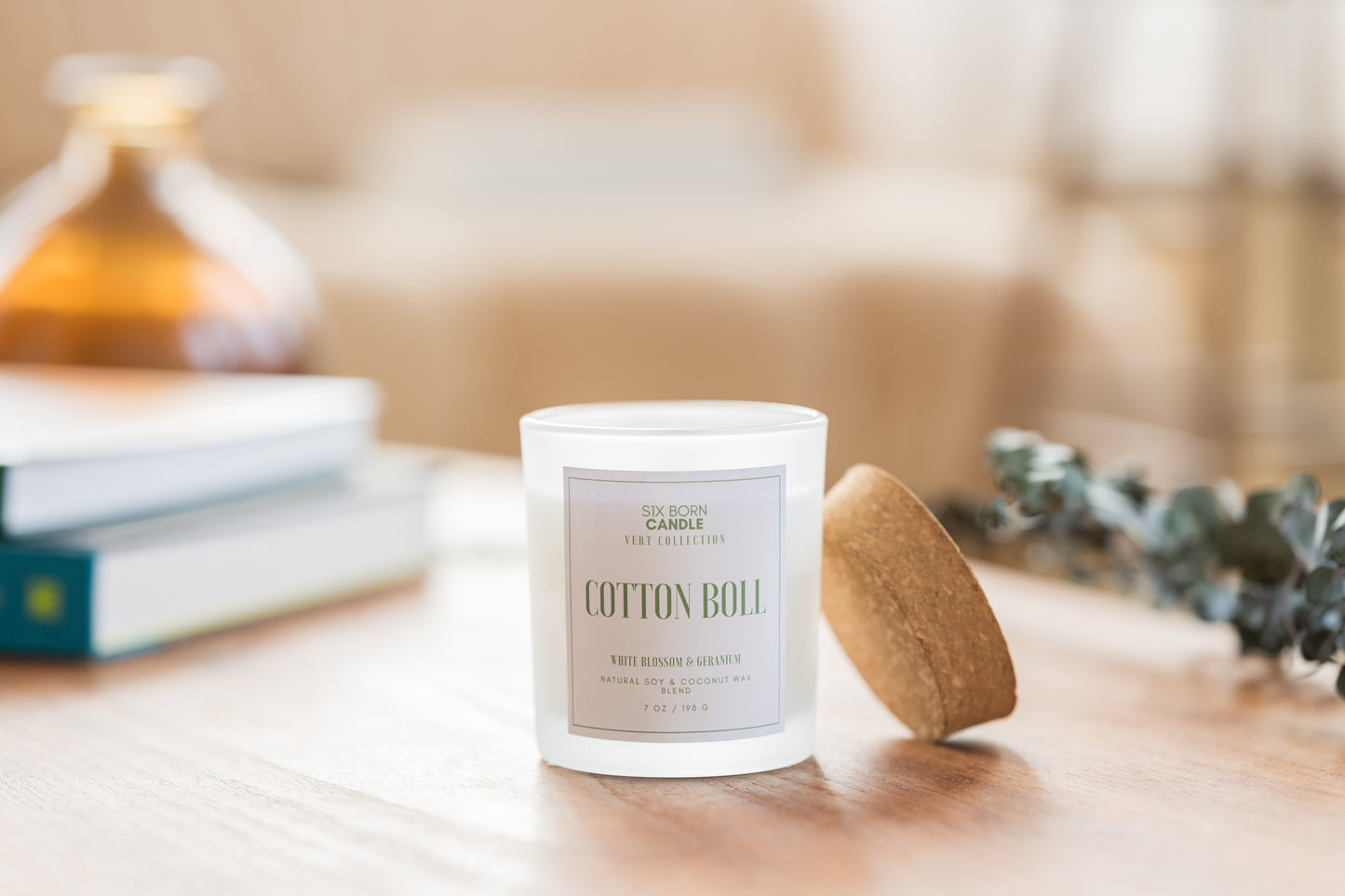 VERT Collection - COTTON BOLL Candle